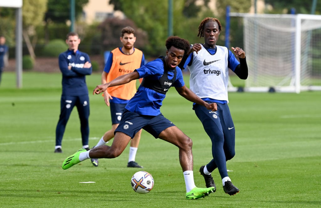 Photos Chelsea Players Back In Training After Tuchels Sacking