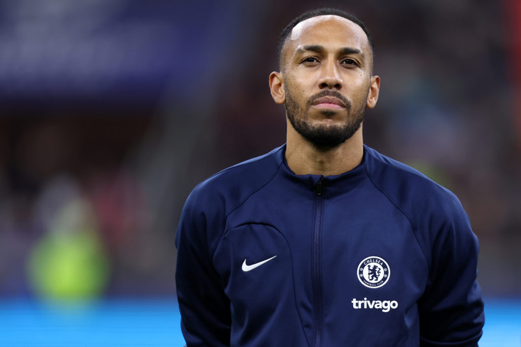 Pierre-Emerick Aubameyang of Chelsea Fc looks on during the