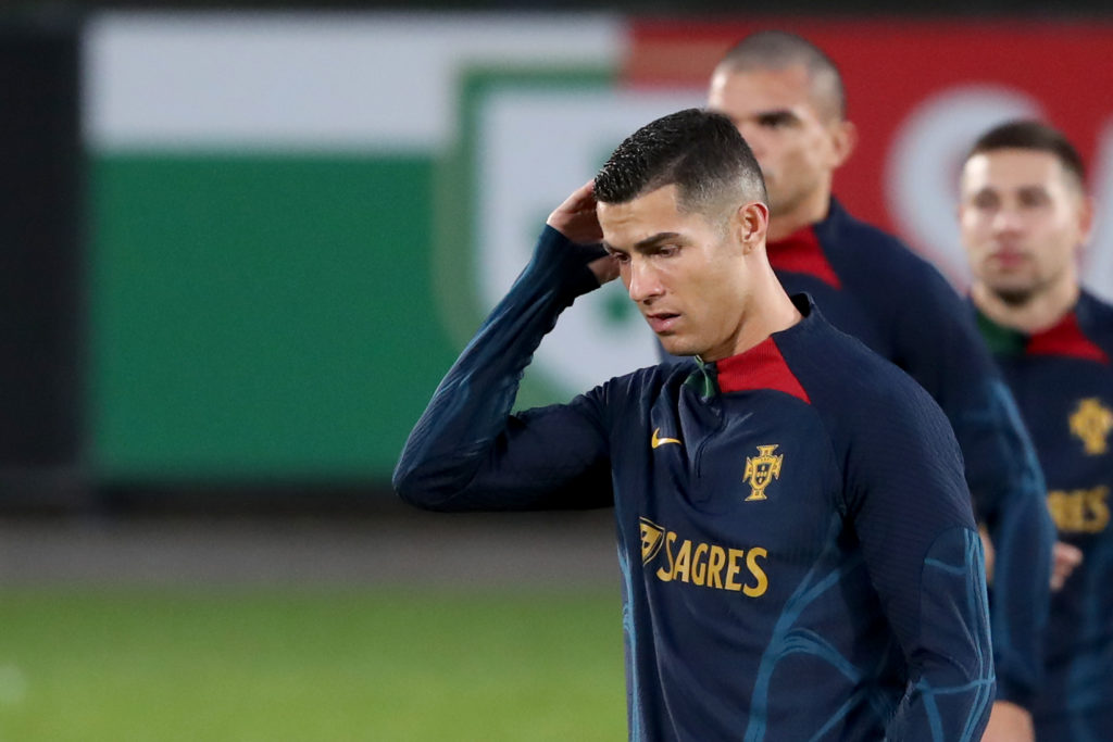 Portugal's football team training session ahead of Qatar 2022 World Cup