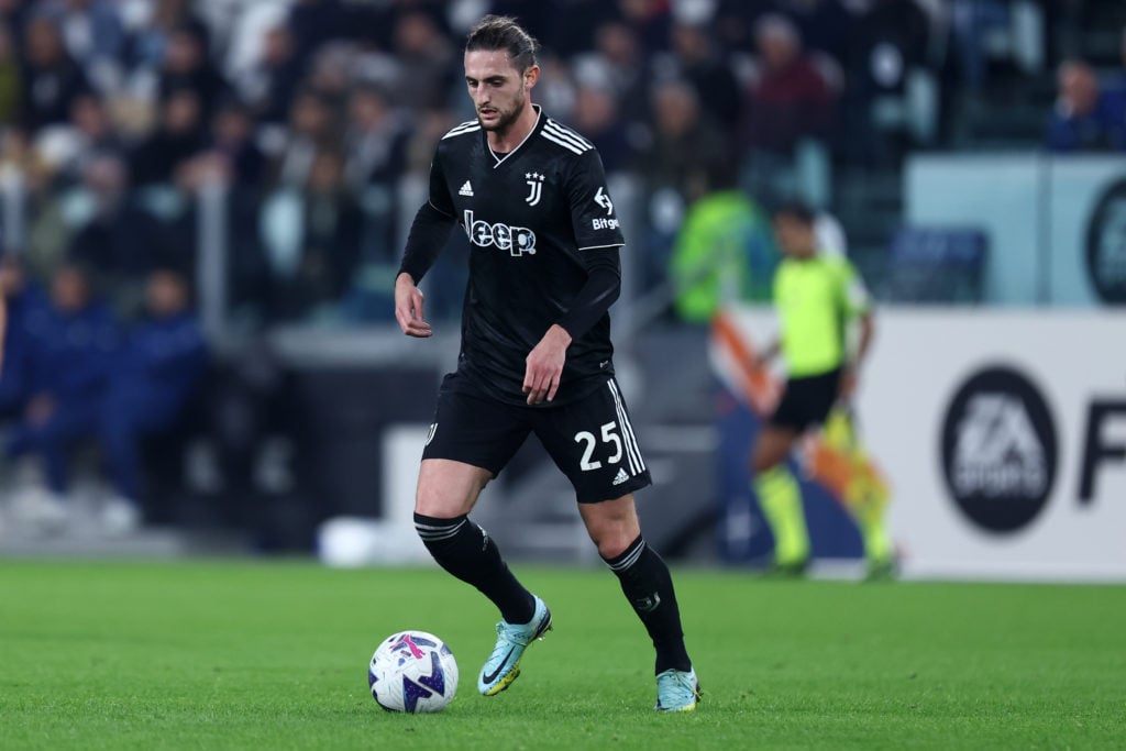 Adrien Rabiot of Juventus Fc in action during the Serie A