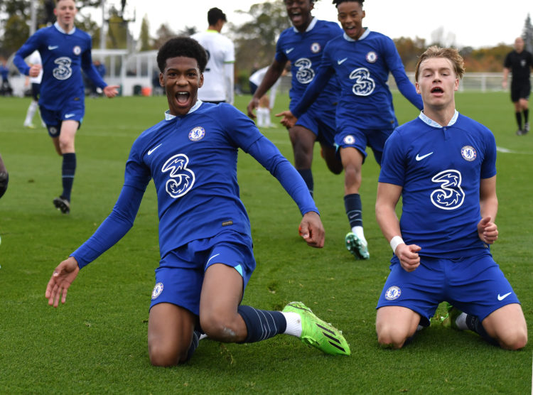 Video: Teenage defender scores brilliant long range strike to help Chelsea development side defeat Tottenham