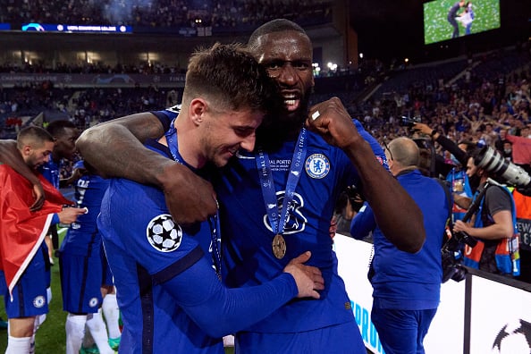 Mason Mount and Antonio Rudiger react to former Chelsea man leaving England after 17 years