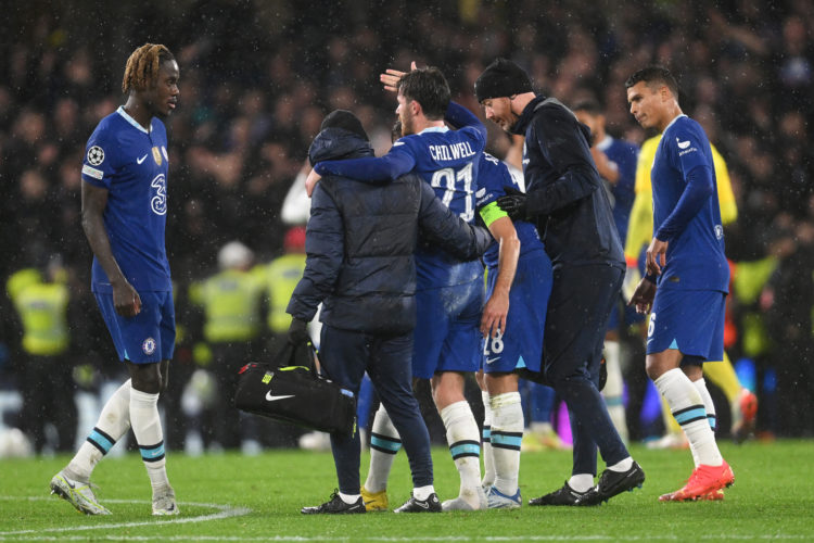 Chelsea teammates send messages to Chilwell