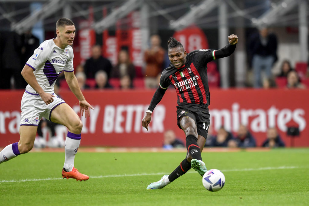 Football, Italian Serie A: AC Milan Vs ACF Fiorentina