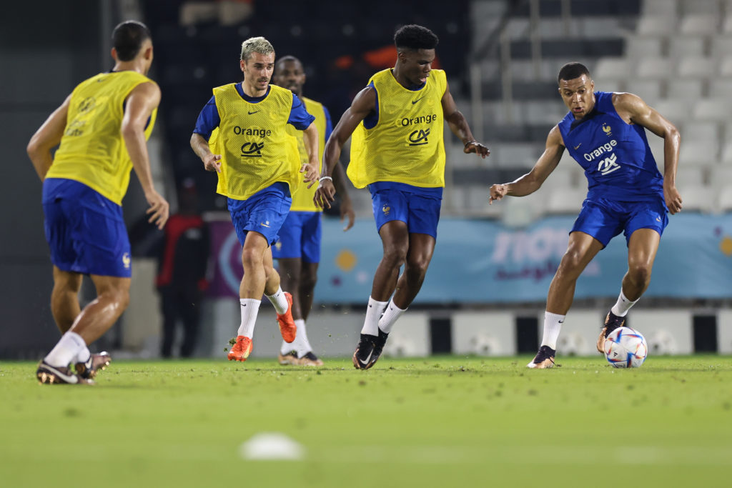 France Training Session And Press Conference - FIFA World Cup Qatar 2022