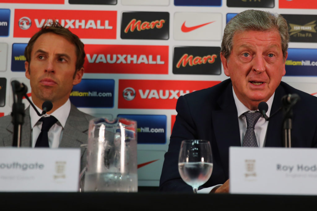 England Roy Hodgson & Gareth Southgate Press Conference