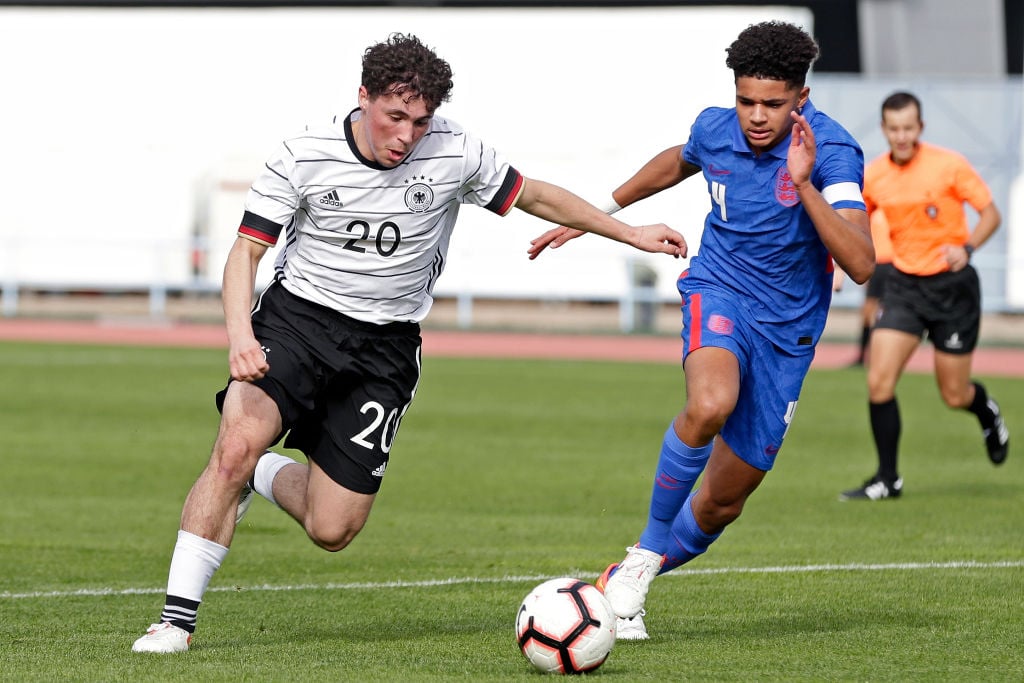 U16 England v U16 Germany - UEFA Development Tournament