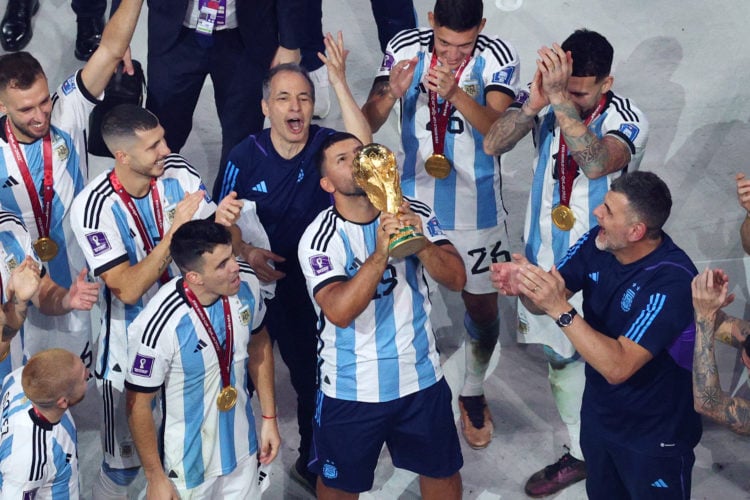 John Terry reacts to what Sergio Aguero did during Argentina celebration