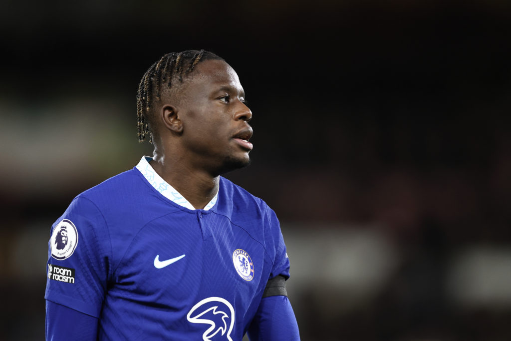 Denis Zakaria in action for Chelsea.