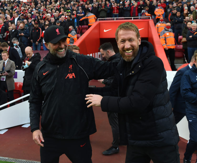 'Who would have thought': Jurgen Klopp makes a claim about Potter and what he's done to Brighton now