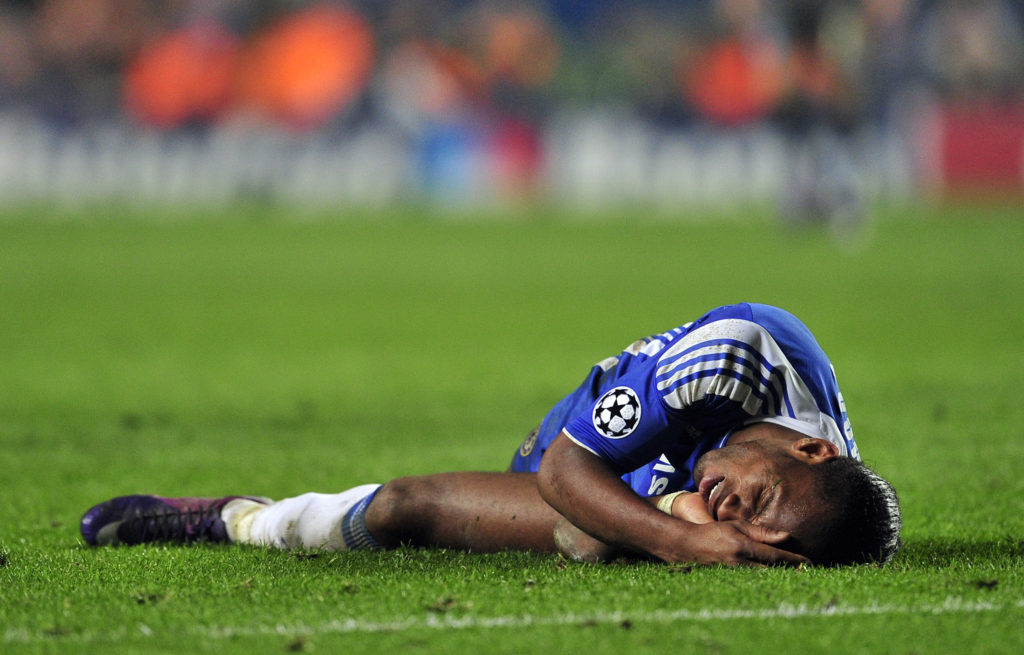 Chelsea's Ivorian striker Didier Drogba