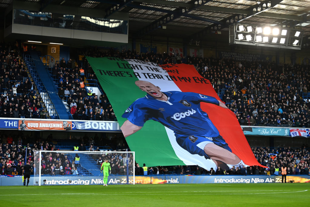 Tifo of Gianluca Vialli