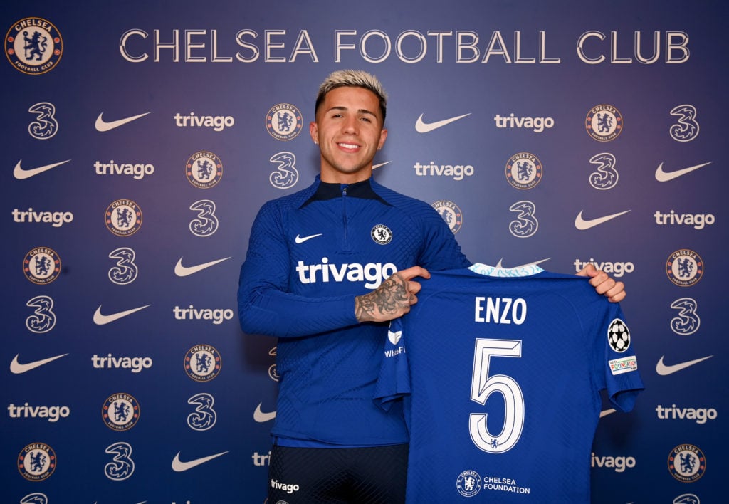 Chelsea Unveil New Signing Enzo Fernandez