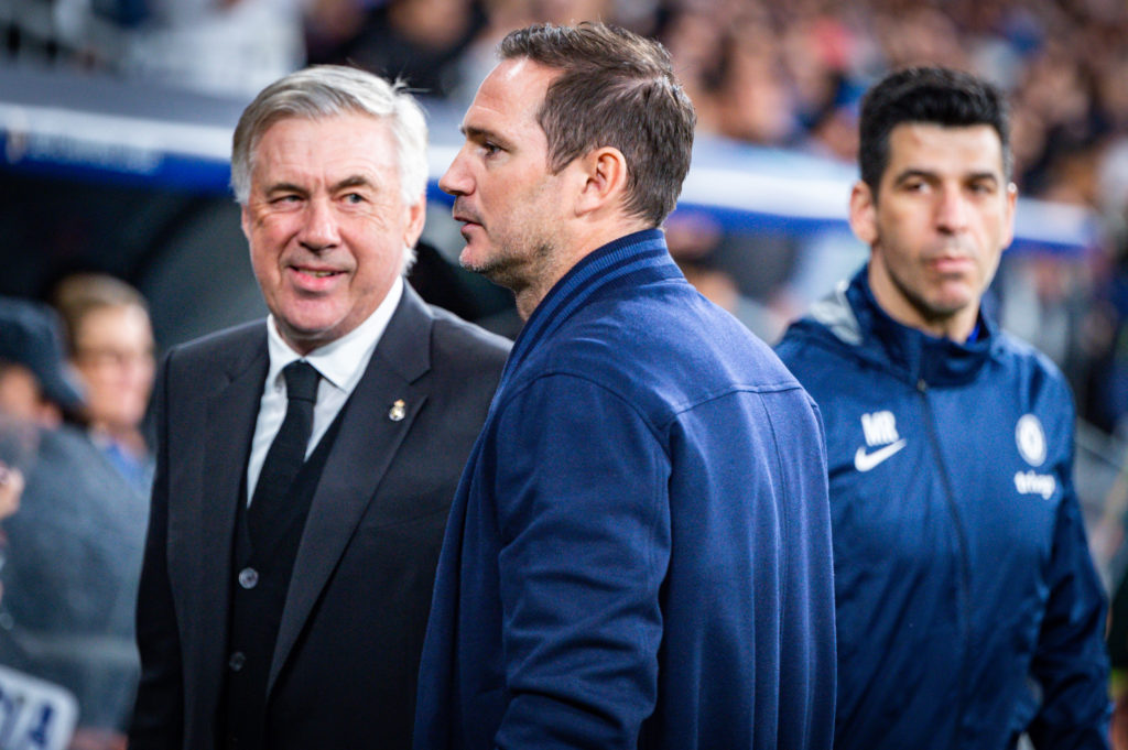 Carlo Ancelotti and Frank Lampard