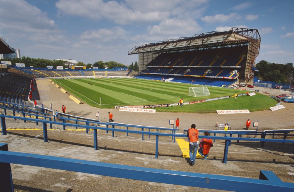 LONDON, ENGLAND - FEBRUARY 14: Stamford Bridge Stadium on February