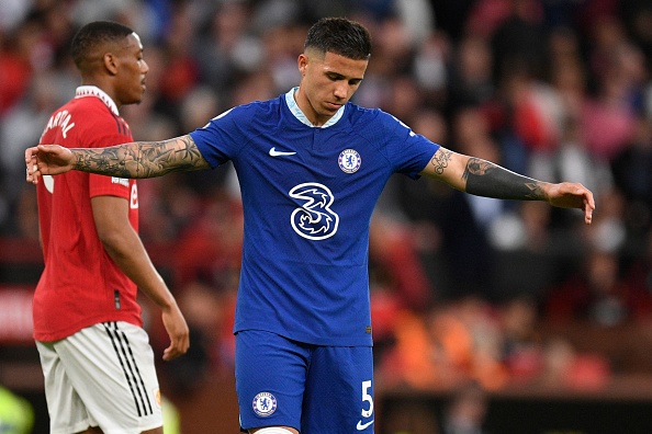 Enzo Fernandez was fuming with £40m Chelsea teammate in build up to Man United goal last night