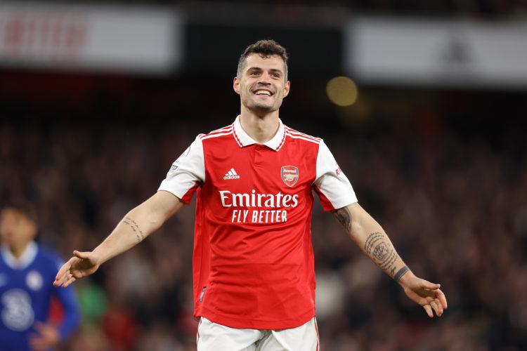 'Amazing': Granit Xhaka blown away by 28-year-old Chelsea player after facing him yesterday