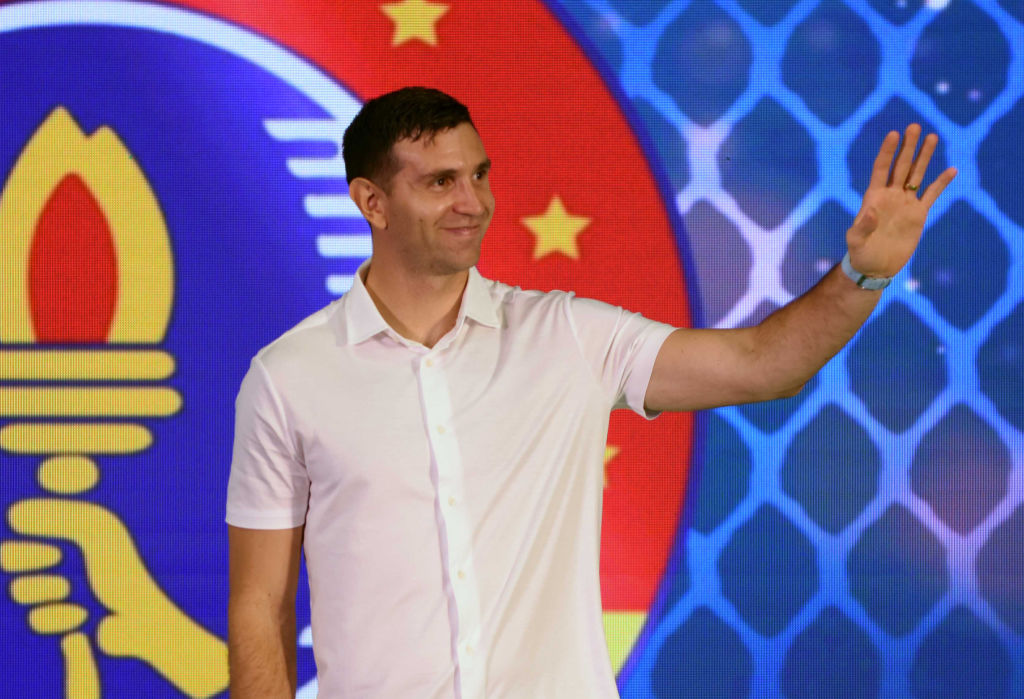 Emiliano Martinez In Kolkata