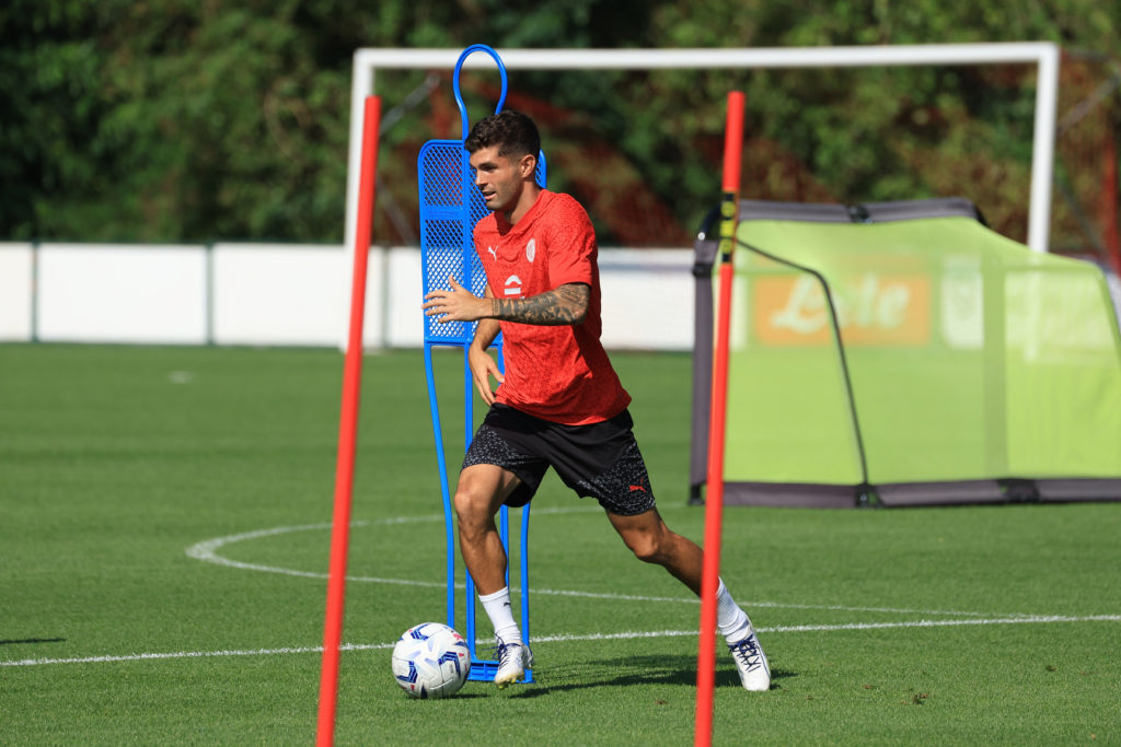 AC Milan Training Session & Press Conference