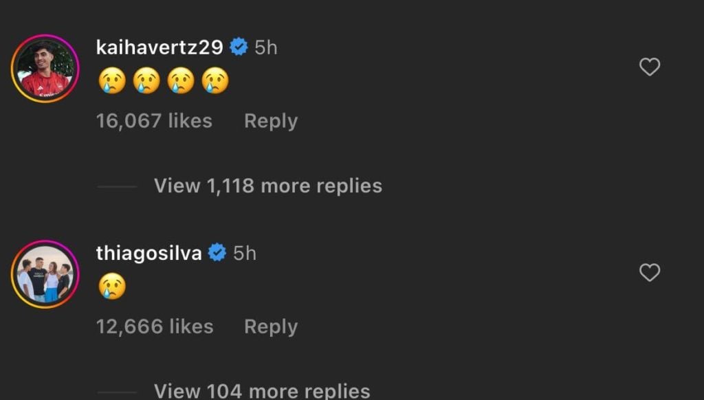 Screengrab of Mason Mount's Instagram