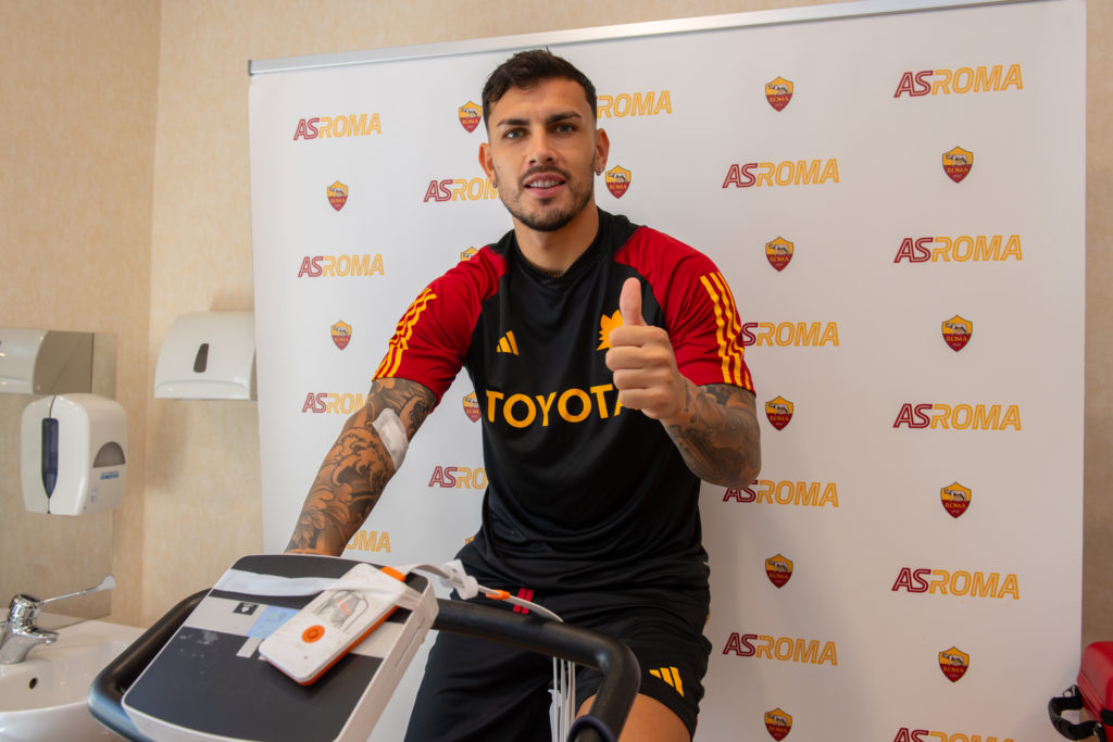 As Roma Unveil New Signing Leandro Paredes