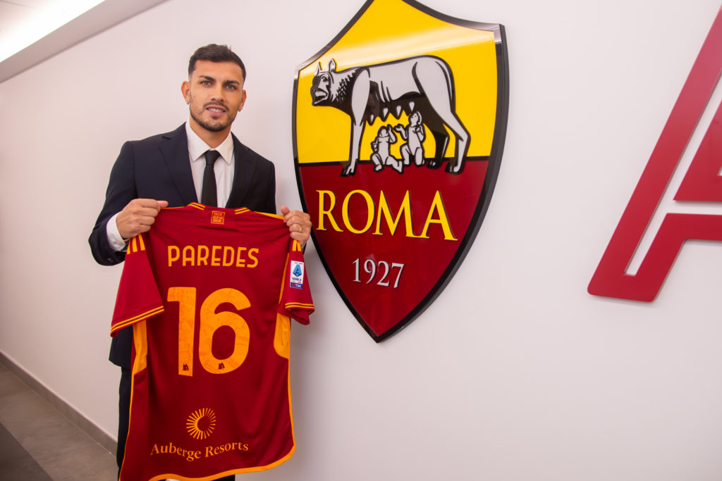 As Roma Unveil New Signing Leandro Paredes