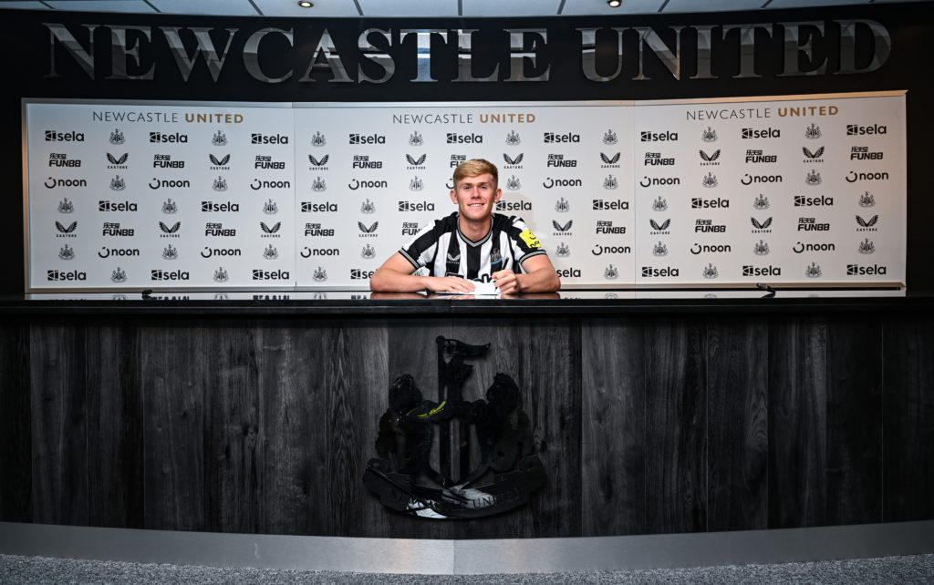Newcastle United Unveil New Signing Lewis Hall