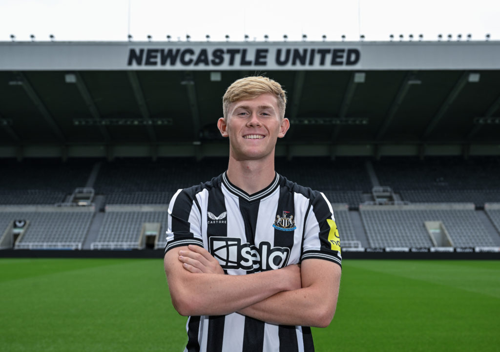 Newcastle United Unveil New Signing Lewis Hall