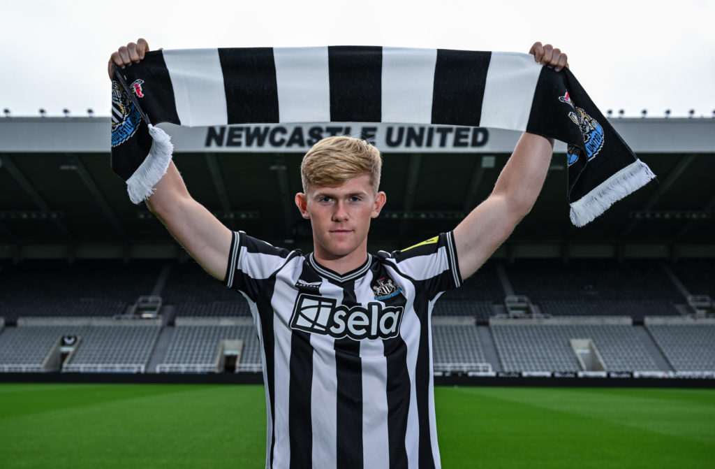 Newcastle United Unveil New Signing Lewis Hall