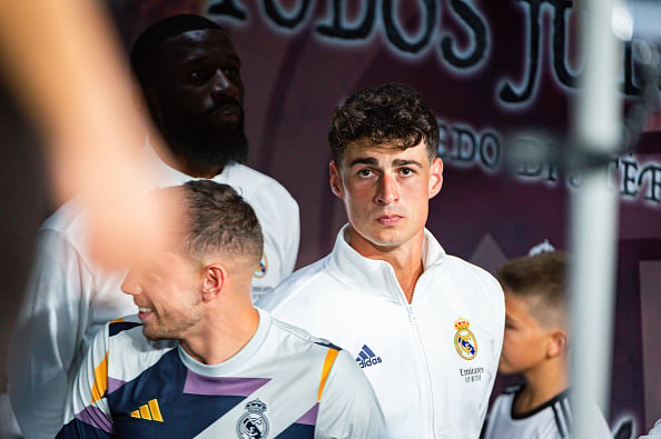 Kepa Arrizabalaga (Real Madrid) on his debut as goalkeeper