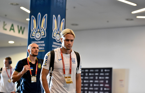 Ukraine and England Football Teams Arrive At Wroclaw Stadium