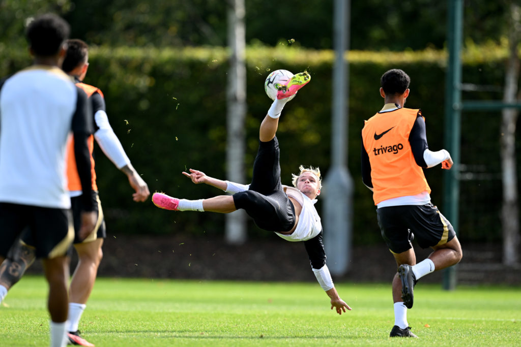 Chelsea FC Training Session And Press Conference