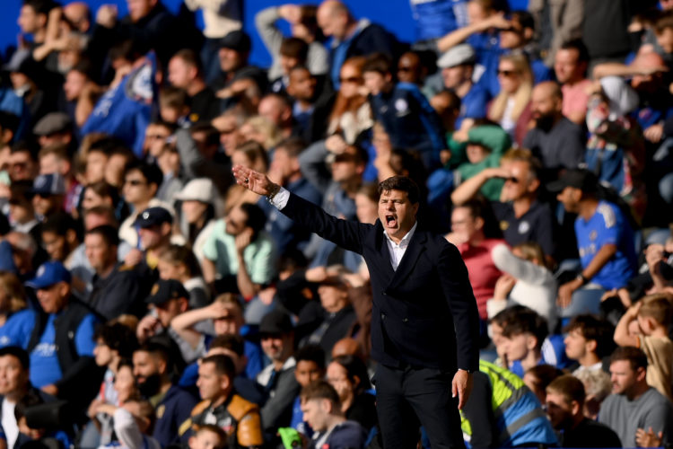 What Aston Villa fans were heard chanting at Mauricio Pochettino during Chelsea game today