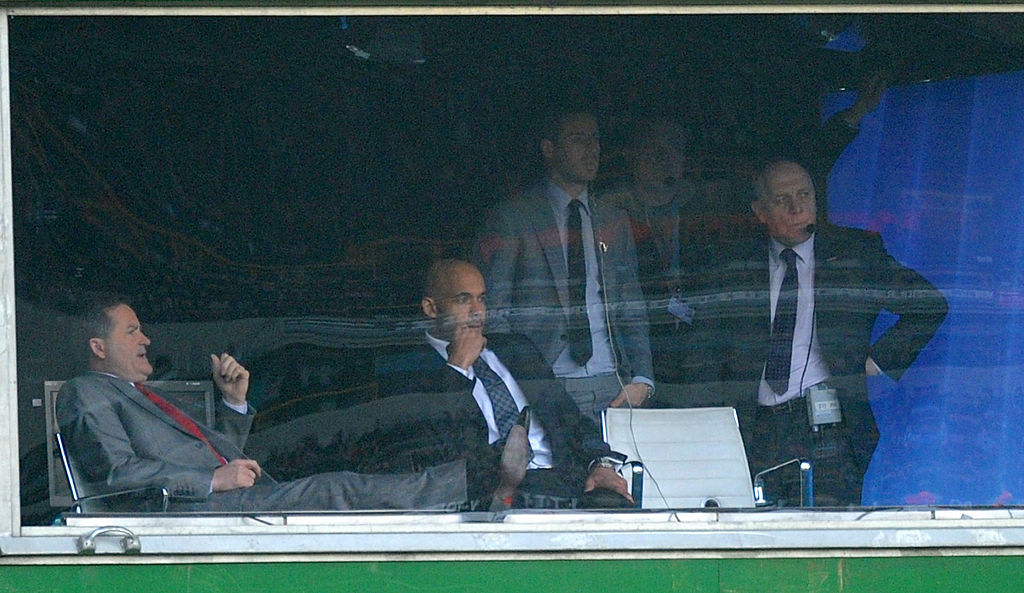 Soccer - Richard Keys and Andy Gray of Sky Sports comment on assistant referee Sian Massey