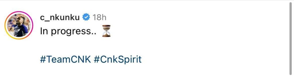 Christopher Nkunku on his own Instagram