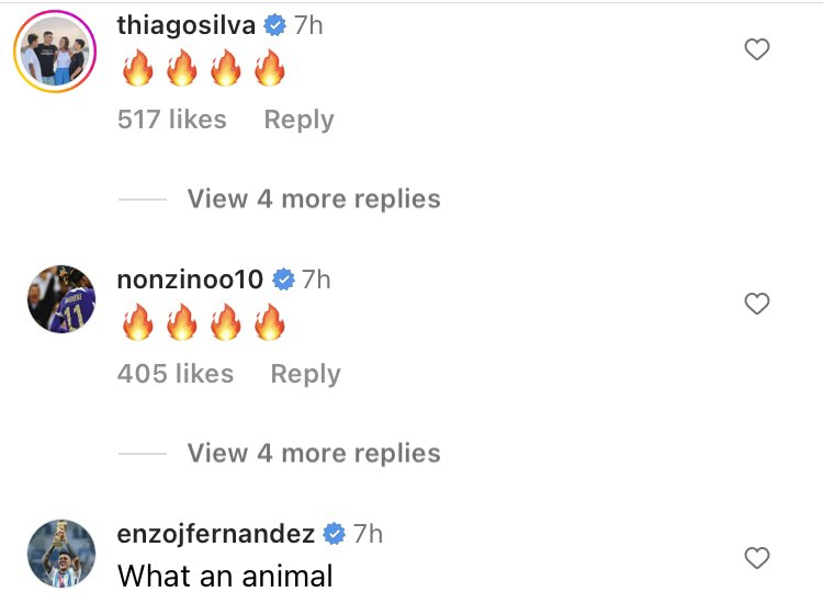 Enzo Fernandez responds to Marc Cucurella on Instagram Enzo Fernandez responds to Marc Cucurella on Instagram