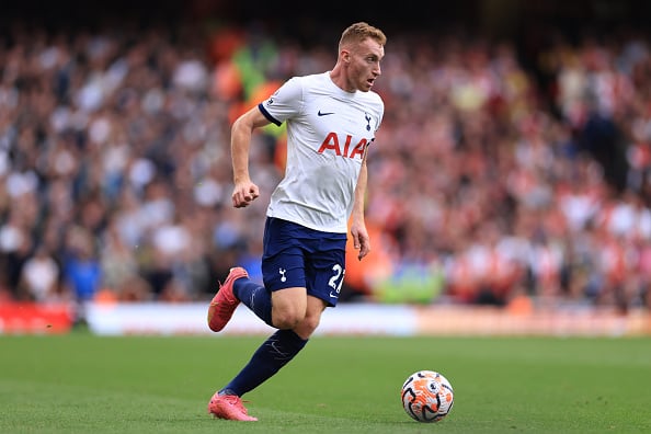 Dejan Kulusevski of Tottenham Hotspur scores the team's second goal News  Photo - Getty Images