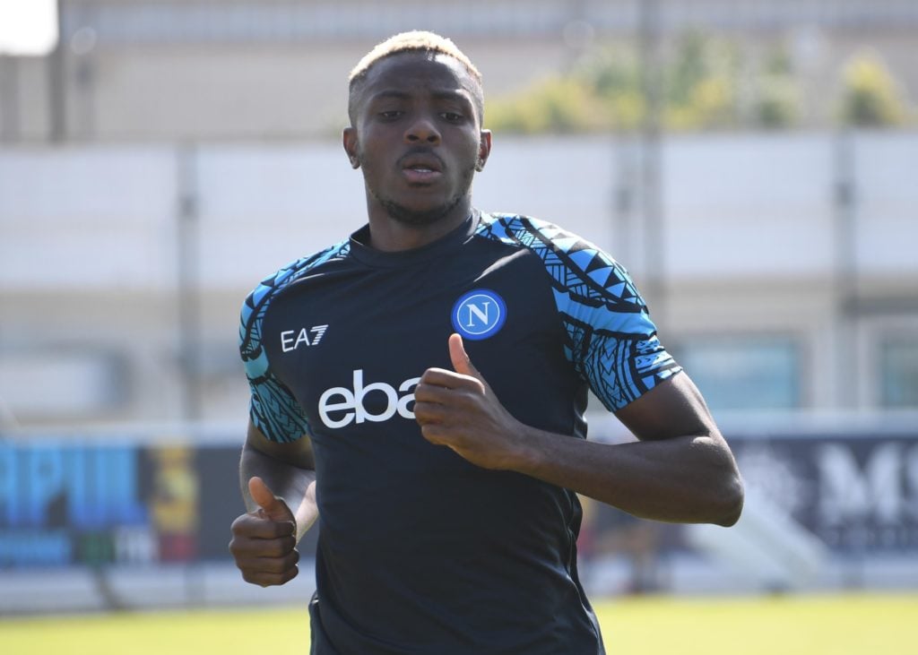 SSC Napoli Training Session And Press Conference
