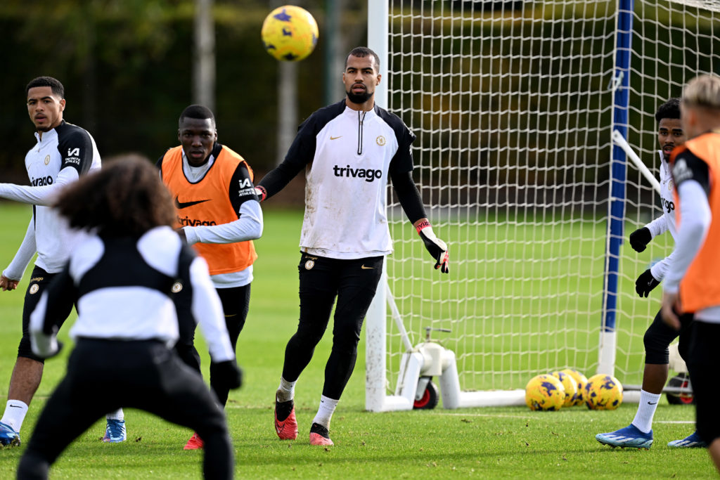 Chelsea FC Training Session And Press Conference