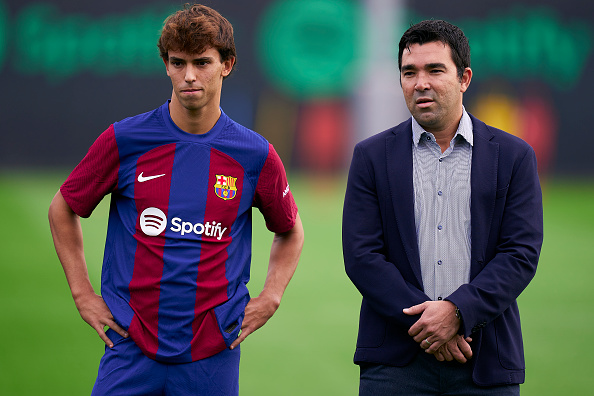 FC Barcelona Unveil New Signing Joao Felix and Joao Cancelo