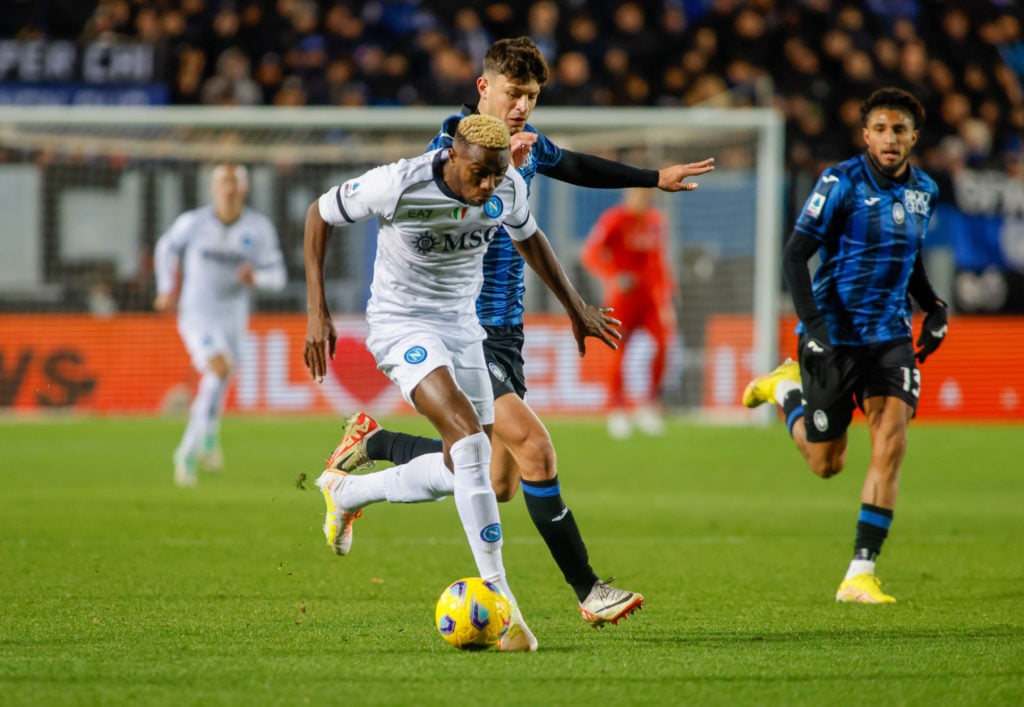 Victor Osimhen of Sac Napoli seen during the match between