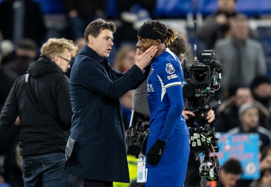 What Mauricio Pochettino Was Seen Doing With Noni Madueke After Chelsea ...