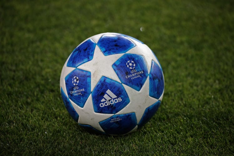 the ball during the match between FC Barcelona and Inter, corresponding to the week 3 of the group stage of the UEFA Champions Leage, played at the...