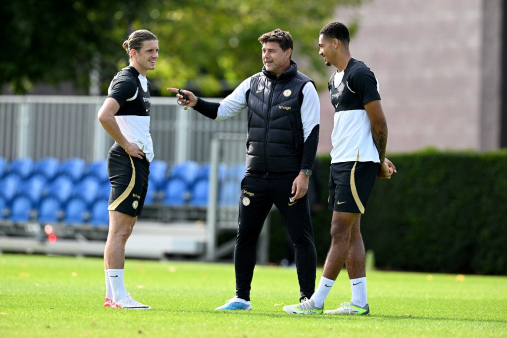 Chelsea FC Training Session And Press Conference