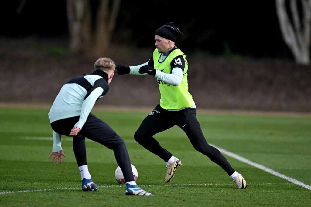 Chelsea Training Session And Press Conference