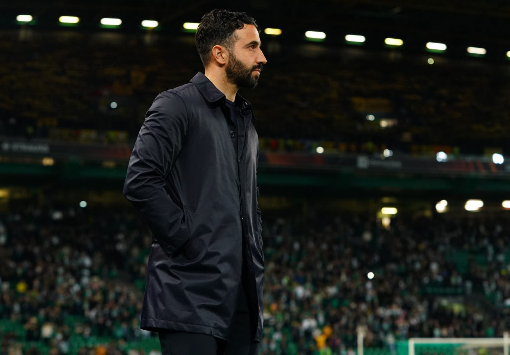 Sporting CP manager Ruben Amorim reacts v BSC Young Boys in Knockout Round Play-offs Second Leg - UEFA Europa League 2023/24