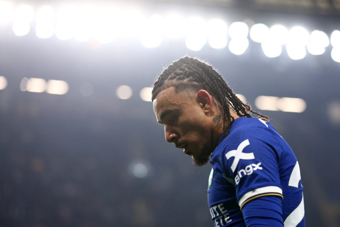 Malo Gusto of Chelsea during the Premier League match between Chelsea FC and Newcastle United at Stamford Bridge on March 11, 2024 in London, Engla...