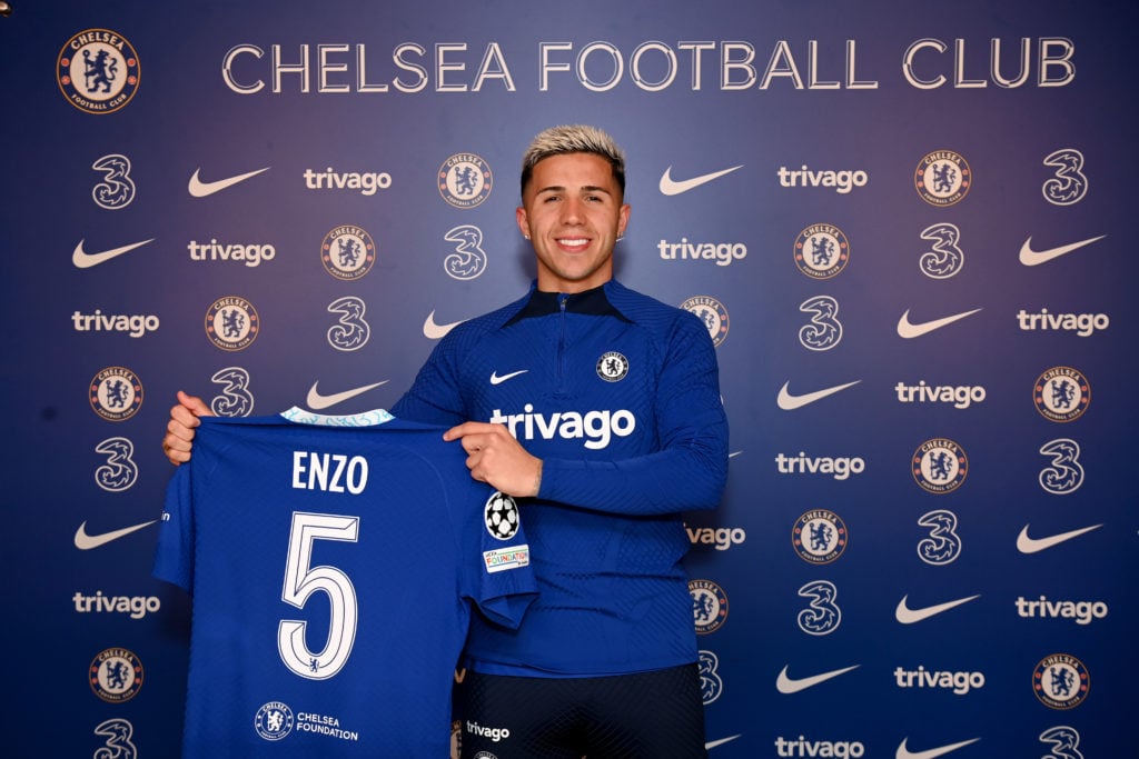 Chelsea Unveil New Signing Enzo Fernandez
