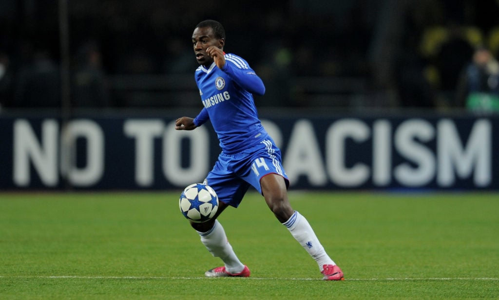 Gael Kakuta of Chelsea in action during the UEFA Champions League Group F match between Spartak Moscow and Chelsea at the Luzhniki Stadium on Octob...