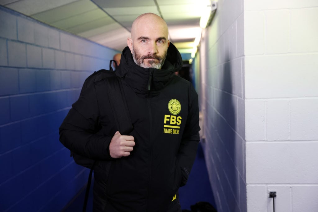 Leicester City Manager Enzo Maresca arrives at St Andrews (stadium) ahead of the Sky Bet Championship match between Birmingham City and Leicester C...